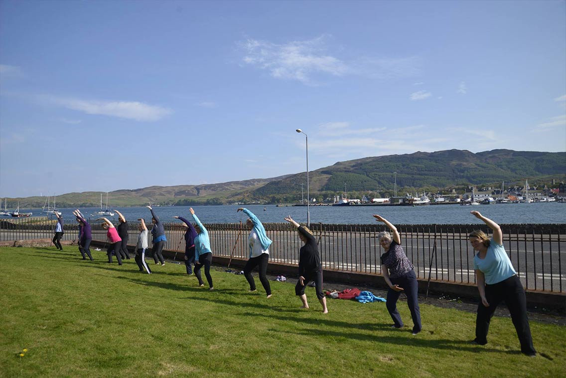LST Pilates in the sun